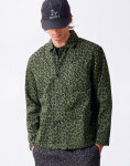 Service Works Patterned Easy Chef Shirt Green Leopard XL