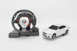Mamido Autíčko na dálkové BMW M3 1:18 s volantovým ovládáním bílé MT1327