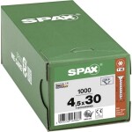 SPAX 1191010450305 R 88091 Senkkopf/T-STAR šroub do dřeva 4.5 mm 30 mm T-STAR plus ocel WIROX 1000 ks