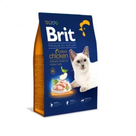 Brit Premium by Nature Cat Indoor Chicken 8kg / Prémiové krmivo / pro dospělé kočky žijící převážně doma (8595602553228)