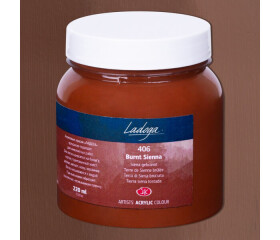 Nevskaya Palitra Ladoga 2223406 Akrylová barva 220 ml, hnědá siena pálená 406