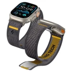 Spigen Athlex Air šedá / Řemínek / pro Apple Watch 44, 45, 46, 49 mm (AMP09034)
