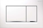 GEBERIT - Duofix Set předstěnové instalace, klozetu a sedátka Tece One, tlačítka Sigma30, Rimless, SoftClose, bílá/lesklý chrom SANI11CT3105