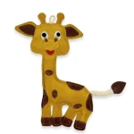 PafDog Žirafa Gigi Hračka pro psy z kůže a juty 26,5cm (PF-1021)