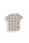 PICTURE Aulden Print S/S, Alpine Thistle Print velikost: M