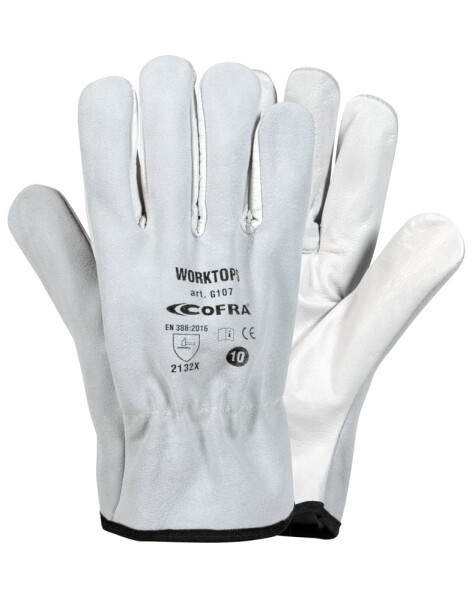 Rukavice Cofra Worktops Barva: Bílá, Velikost rukavic: 10 G107_DD00_Z10