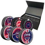 Mustang Sada 6 puků Columbus Blue Jackets NHL 2025 Stadium Series 6 Pack