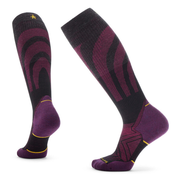Dámské merino běžecké ponožky SMARTWOOL Women's Run Targeted Cushion Compression, Black velikost: 42-45 (L)