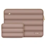 Tech-Protect Puffy 13-14" hnědá / Pouzdro pro notebook do 14" / hnědá