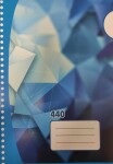 Corwell Corwell, 10556, školní sešit 440, nelinkovaný, 40 listů, A4, 1 ks Motiv: Číslo 1
