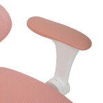 Dětská židle, výškově nastavitelná, růžová síťovina, KA-K1063 PINK