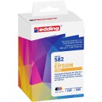 KMP Ink náhradní Epson T0711, T0712, T0713, T0714 kompatibilní kombinované balení černá, azurová, purppurová, žlutá E107