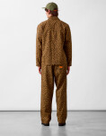 Service Works Patterned Easy Chef Shirt Brown Leopard L