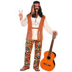 Widmann Kostým Hippie man hnědý XXL