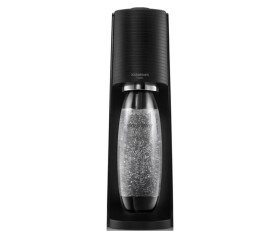 SodaStream Terra Black výrobník sody, mechanický, 1l láhev SodaStream Fuse, bombička s CO2, černý