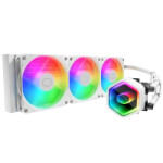 Cooler Master vodní chladič MasterLiquid 360 Core II, 3x120mm, LGA1851, AM5, bílá EDF_1566482