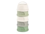 Beaba sada kelímků na sušené mléko Cotton White / Sage Green