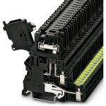 Phoenix Contact 3073995 jisticí řadová svorka 6.2 mm šroubovací černá 50 ks