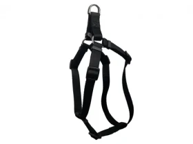 Huhubamboo Postroj pro psy černá / 26-28cm (353054)
