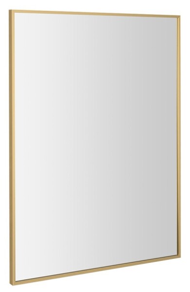 SAPHO - NOTION SLIM zrcadlo v rámu 60x80cm, zlato mat NT860G