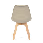 Židle jídelní, cappuccino plast, CT-X7055 CAP