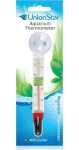 Skleněný akvarijní teploměr s přísavkou / Teploměr / do akvária / sklo / 11 cm (8948)