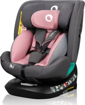 LIONELO Autosedačka Bastiaan One i-Size 40-150 cm, Pink Rose (LFOTBASTONEISZPKRSEX)