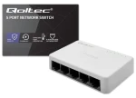 Qoltec 52245 / Síťový switch / 5 portů RJ45 / 100 Mbps (52245)