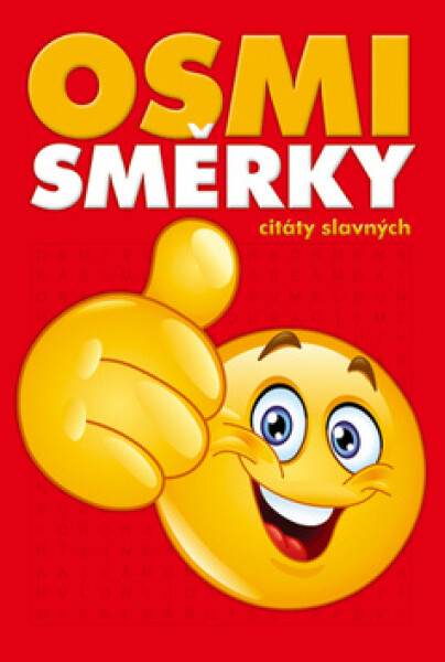 Osmisměrky - citáty slavných (červená obálka)
