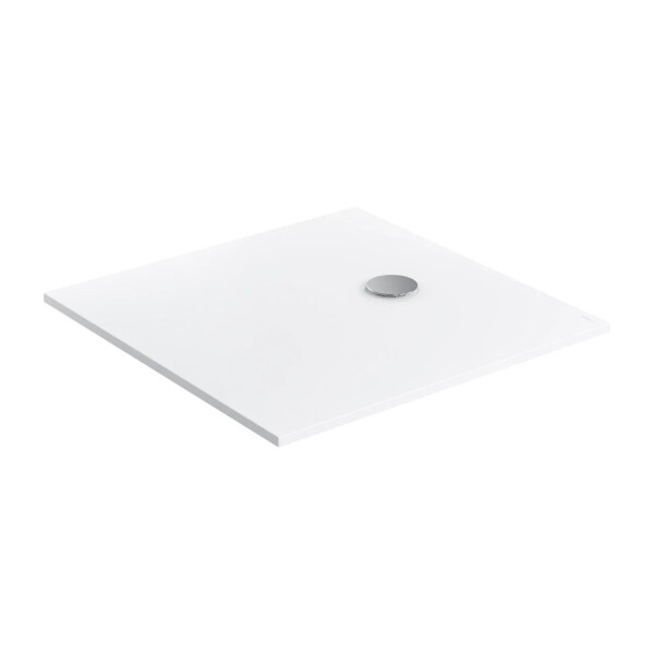 OMNIRES - AQUAPURE litý mramor - vanička protiskluzová, 90 x 90 cm, bílá mat AQUAPURE90-KBM