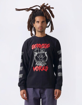 Tričko Service Works Boiling Point LS Tee Black