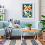 Puzzle Cherry Pazzi 1000 dílků - Liška v květinách (Red Fox in Flowers)