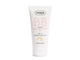 Ziaja BB krém normální, suchá, citlivá pleť SPF 15 odstín přirozený 50ml
