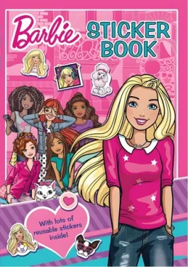 Barbie Samolepková kniha s omalovánkami