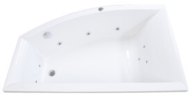 Excel Hydromasážní vana VERONELA HYDRO pneu polorohová 160x105 cm 26871