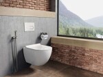 RAVAK - Chrome Závěsné WC, RimOff, SoftClose, bílá X03081