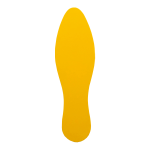 Djois podlahové samolepicí značení - tvar stopa, 28 x 8,4 cm, žlutá, 1 ks