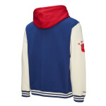 Mitchell & Ness Pánská mikina New York Rangers NHL Courtside Fleece Button Front Vintage Logo Velikost: XL