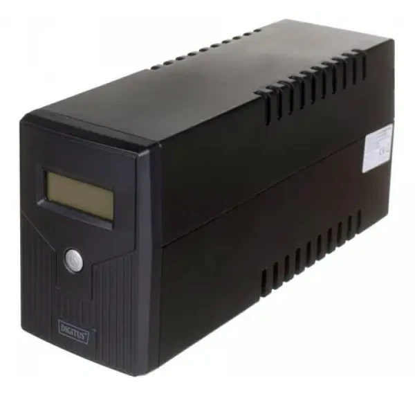 Digitus Line-Interactive LCD Basic / Záložní zdroj UPS / 800VA/480W / 12V/9Ah / AVR / 2x Schuko (DN-170064-LCD-B)