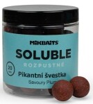 Mikbaits Rozpustné boilies Soluble Pikantní švestka 250ml - 24mm,Mikbaits Rozpustné boilies Soluble Pikantní švestka 250ml - 24mm