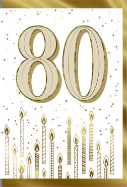 Přání k narozeninám - Zlatá ražba 50 let - Albi