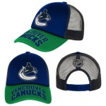 Outerstuff Dětská kšiltovka Vancouver Canucks NHL True Retro Meshback Trucker