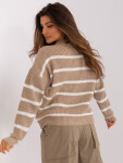 Sweter BA SW 8025.38P ciemny bezowy Velikost: jedna velikost