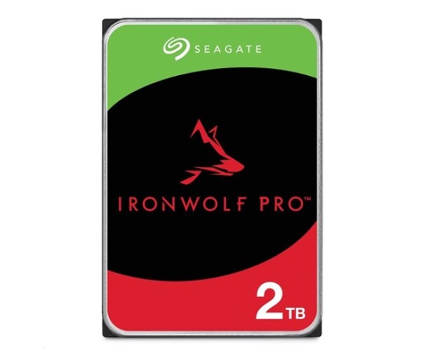 SEAGATE HDD 2TB IRONWOLF PRO (NAS), 3.5", SATAIII, 7200 RPM, Cache 256MB EDF_612405