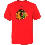 Outerstuff Dětské tričko Connor Bedard #98 Chicago Blackhawks Player Name Number Red Velikost: Dětské let)