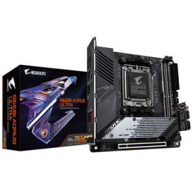 GIGABYTE B650I AORUS ULTRA / B650 / AM5 / 2x DDR5 / 4x SATA III / 7x USB / 1x PCIE x16 / 1x 2.5GLAN / 3x M.2 / mITX (B650I AORUS ULTRA)