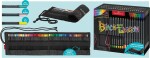 Faber-Castell Faber-Castell, 116418, Black Edition, Supersoft, sada ergonomických pastelek s černým lakováním v rolovacím pouzdře, 72 ks 21749