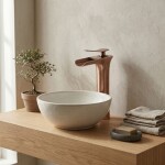 REA - Umyvadlová baterie Laguna Brush Copper vysoká REA-B8121