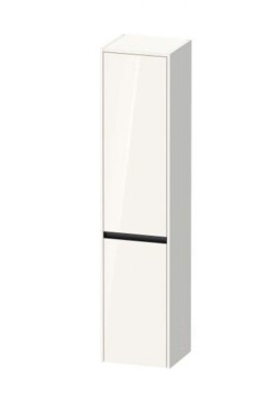 DURAVIT - Ketho.2 Vysoká skříňka 176x40x36 cm, 2 dvířka, panty vpravo, lesklá bílá K21329R22220000