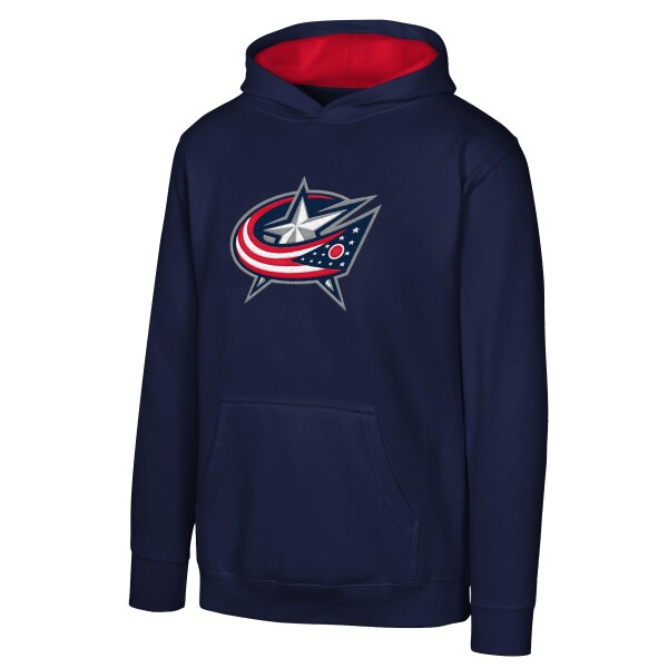 Outerstuff Dětská Mikina Columbus Blue Jackets Prime Po Flc Hood -Home Velikost: Dětské let)